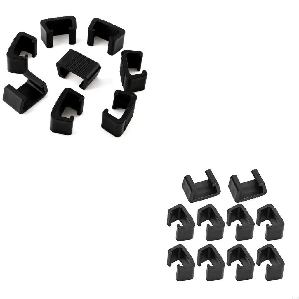 

F19B Outdoor Furniture Clamps Durable 8 Pcs Anti Deformed Plastic Clip Tear Resistant