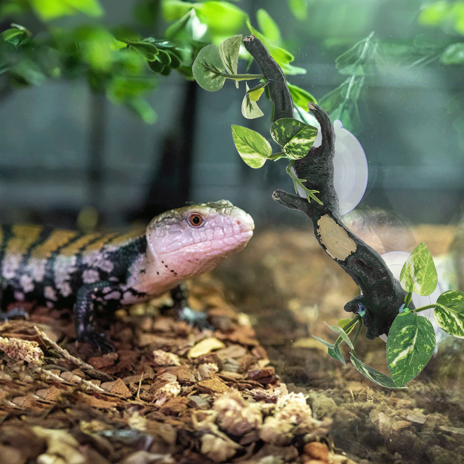 

Reptile Climbing Branch Resin Tree Root Ornaments Plants Decor Reptile Tank Accessories Bearded Dragon Enclosure Snake Vines