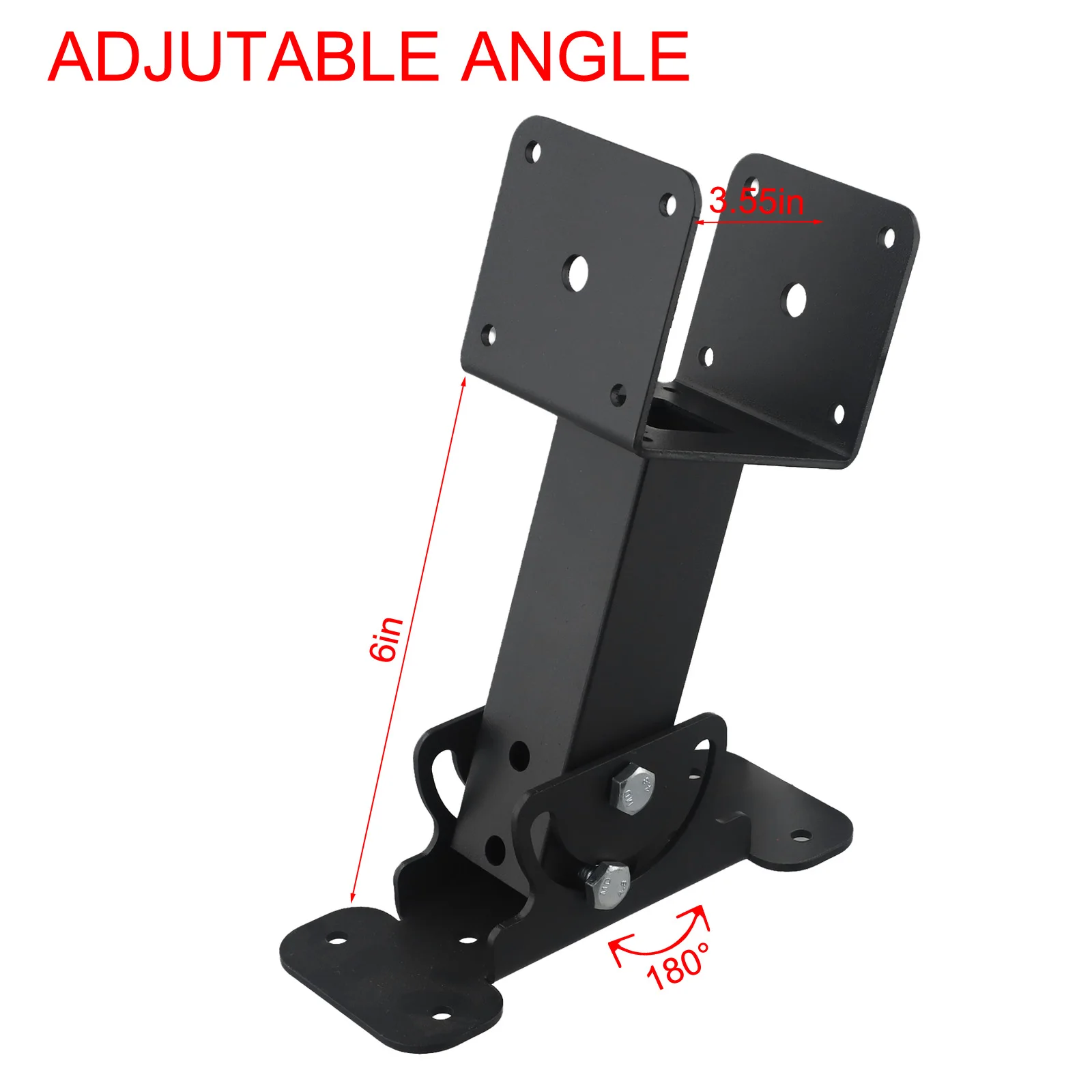 Adjustable Saddle Pergola Roof Mounting Bracket Metal Riser Support Frame For Wood Post Patio Shade Structure Hardware