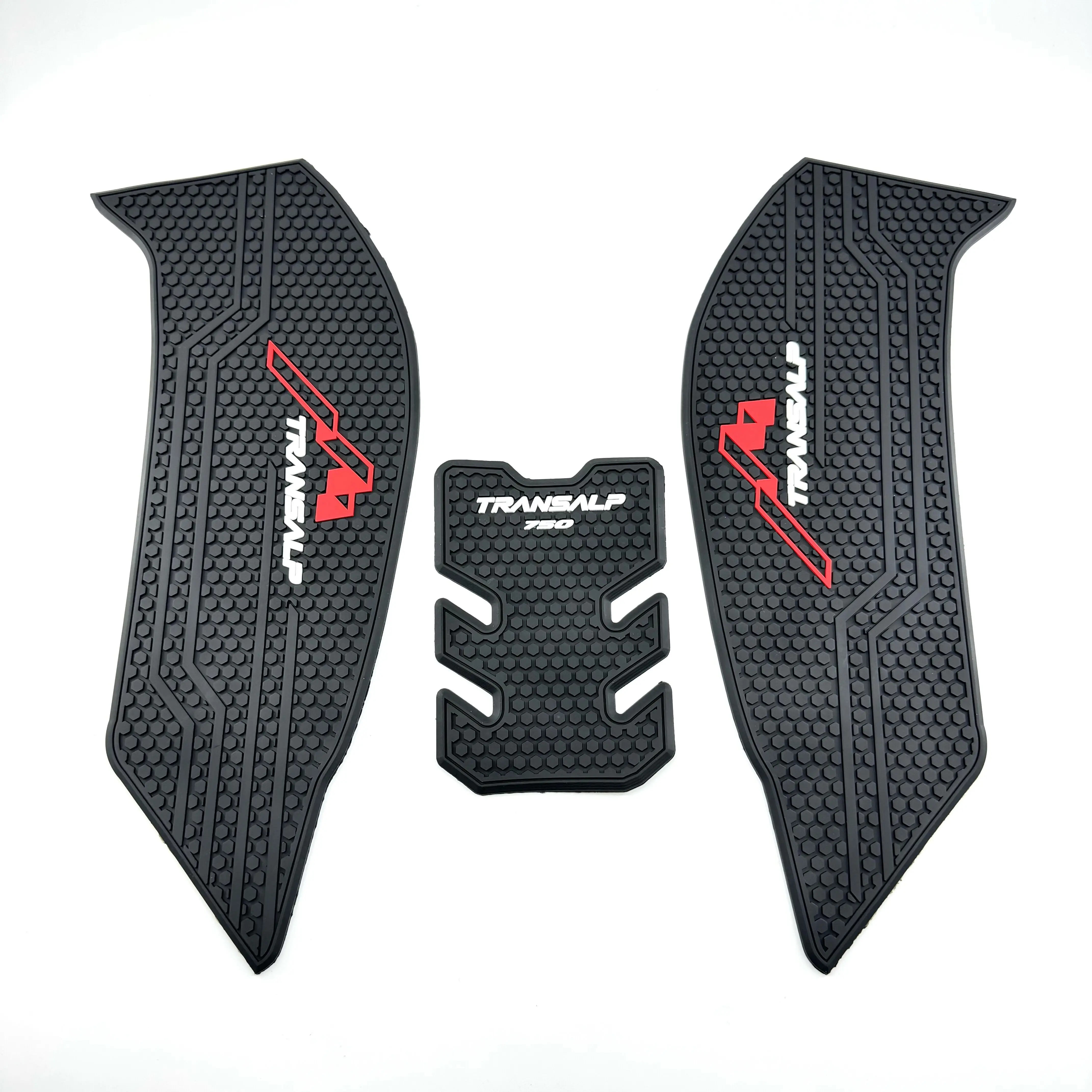 Para honda xl750 xl 750 transalp 2023 2024 2025para motocicleta lado tanque de combustível almofada protetor adesivos gás joelho aderência almofadas tração