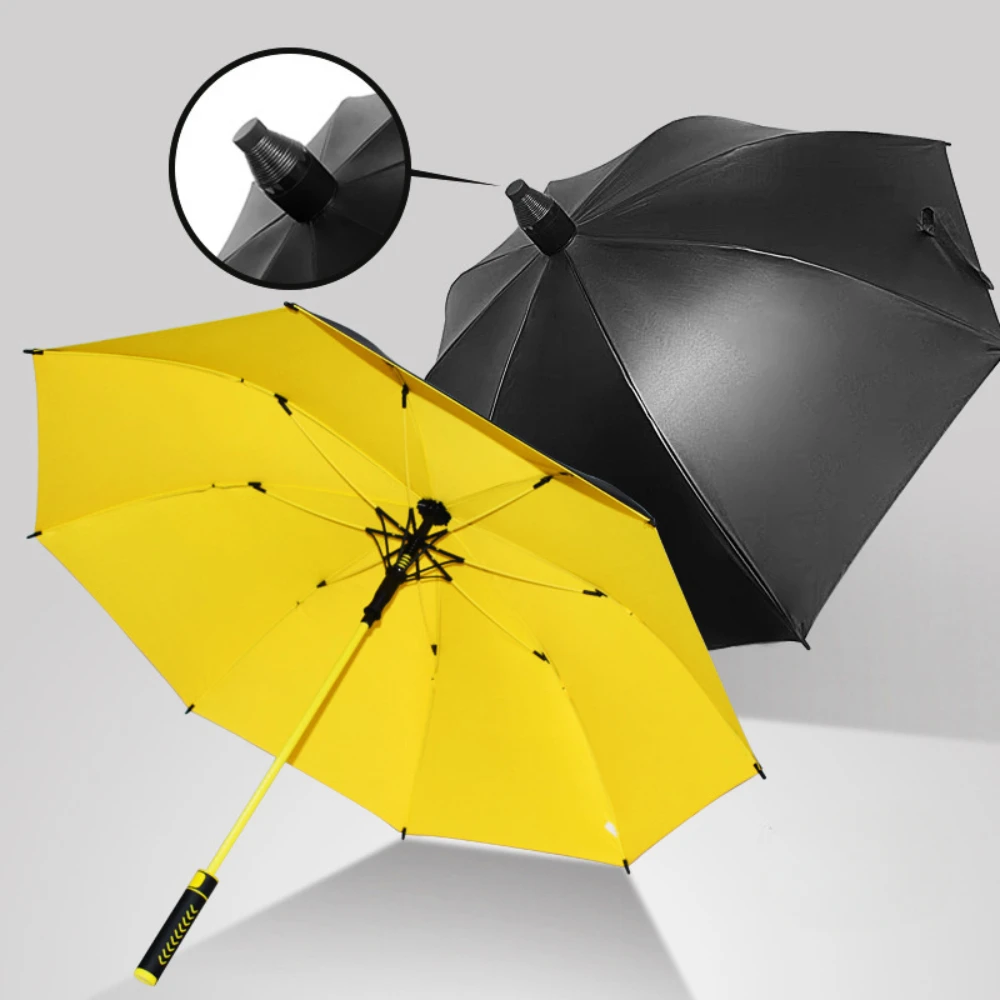 Long Automatic Umbrella Strong Windproof Long Handle Paraguas 3-5 People Large Men\'s Umbrella Business Advertising Umbrella