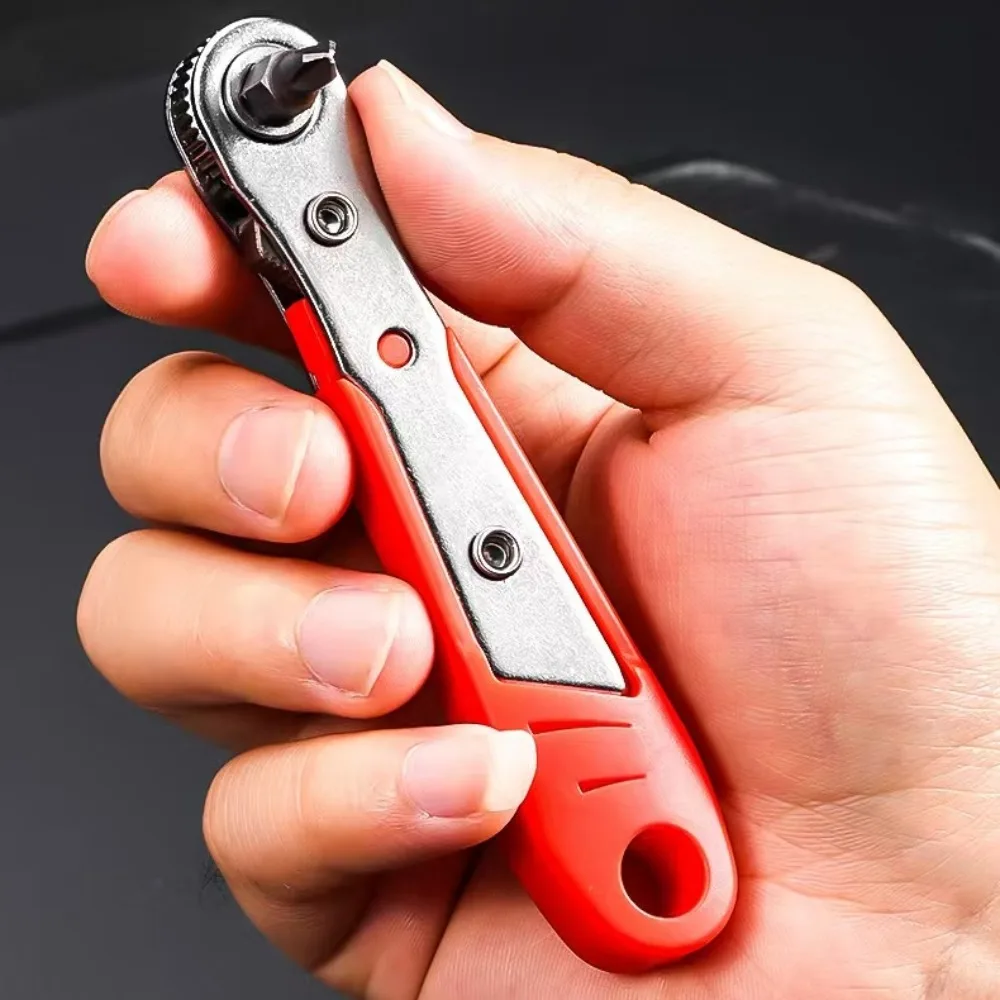 Rechtwinkliger Schraubendreher-Satz T25, Mini-Ratsche 90-Grad-Offset-Schraubenschlüssel-Set, Taschenwerkzeug für DIY-Reparatur, Bit-Steckschlüssel mit niedrigem Profil – Detail 3
