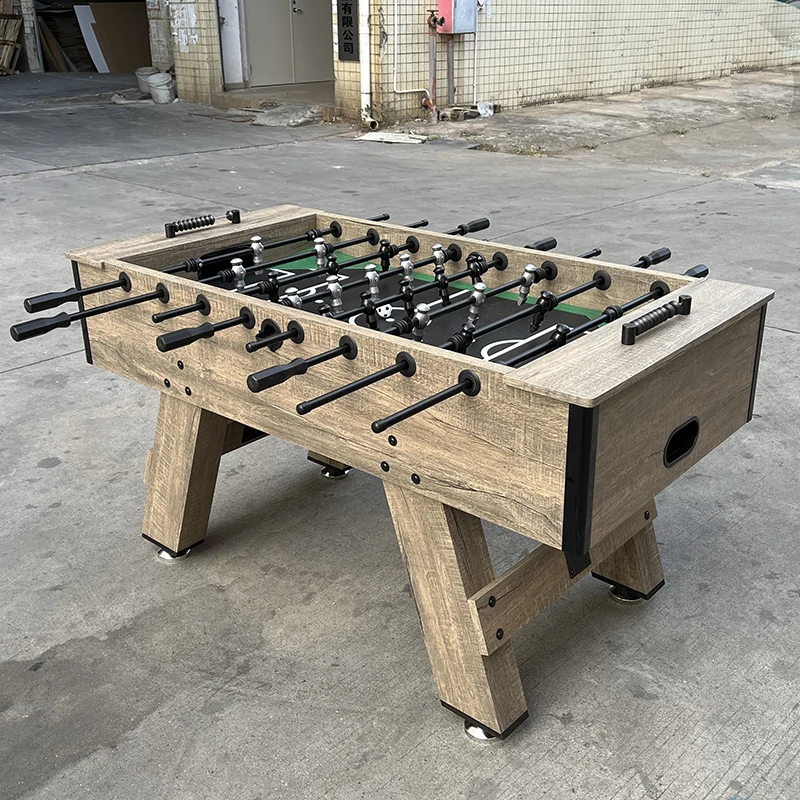 Design Wooden Color 5ft Soccer Table Wooden Baby Foot Foosball Soccer Game Table With Accessories