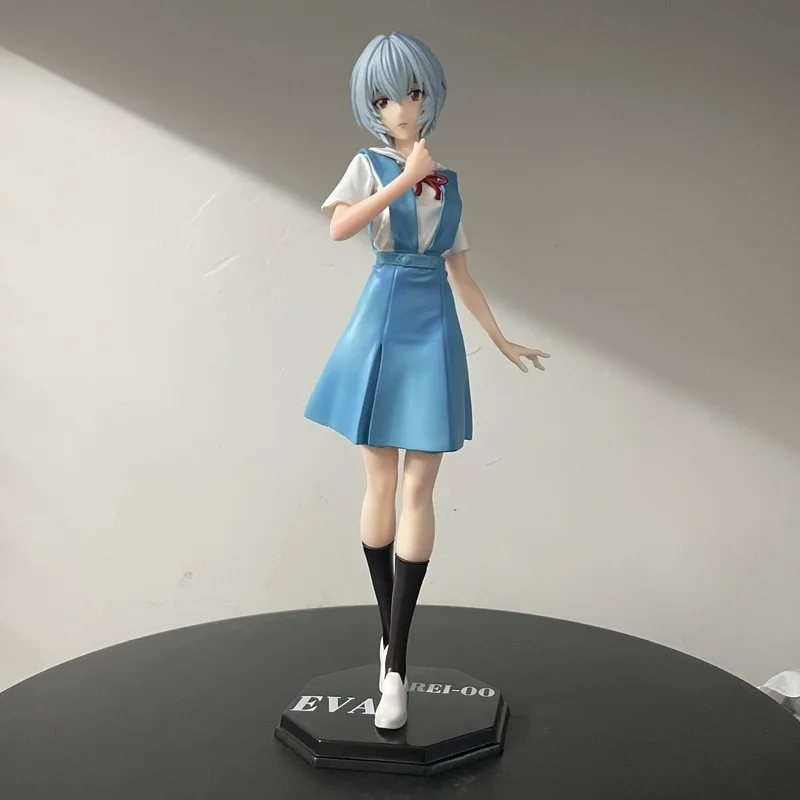 27cm Ayanami Rei Model Anime Action Figure Manga Figurine Doll Ornament Ayanami Rei Figuras GK Statue Toys Gift for Children