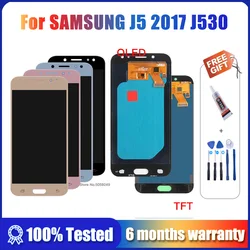 5.0'' Super Amoled LCD For Samsung Galaxy J5 2017 J530 J530F SM-J530F LCD Display Touch Screen Digitizer Assembly Replacement