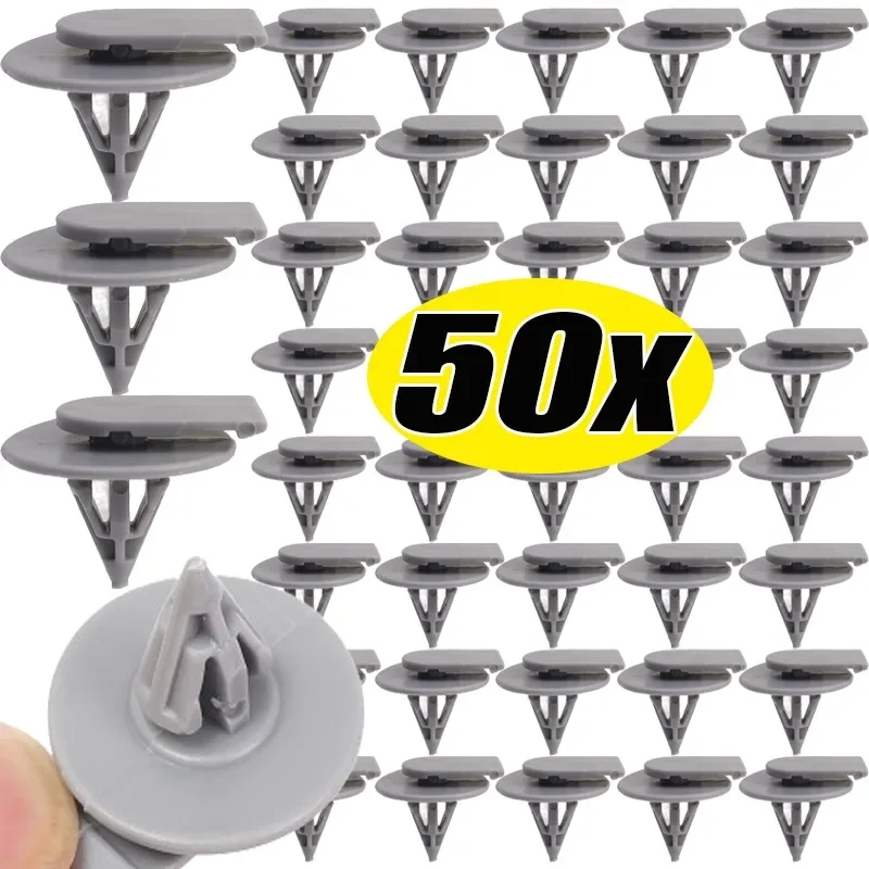 10/50pcs Car Fender Plastic Rivet Clip Car Wheel Arch Trim Clips Fastener Portable Plastic Rivet Glue Clip for BMW Mini R50 R53