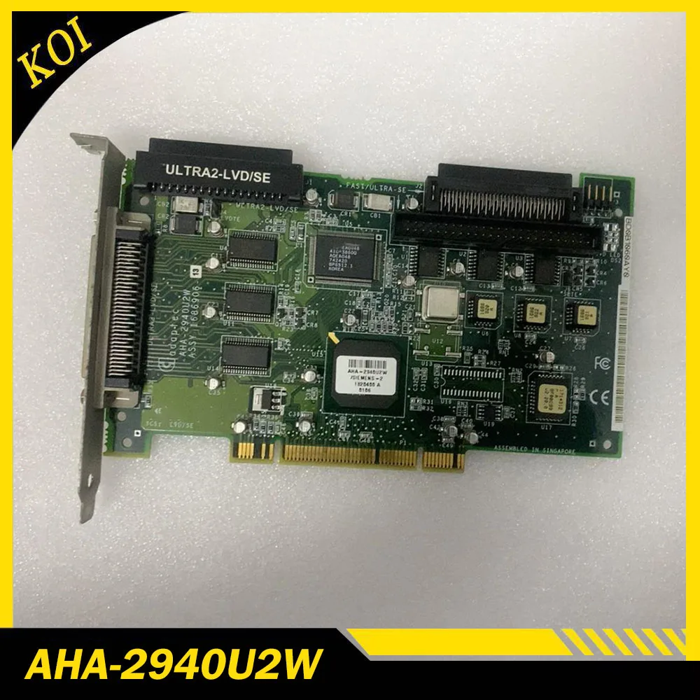 AHA-2940U2W dual channel external 68 pin SCSI card highly reliable