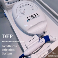 NEO 2024 Radio frequency massage Needleless Water Injection Skin Electroporation DEP Beauty Machine RF For Salon