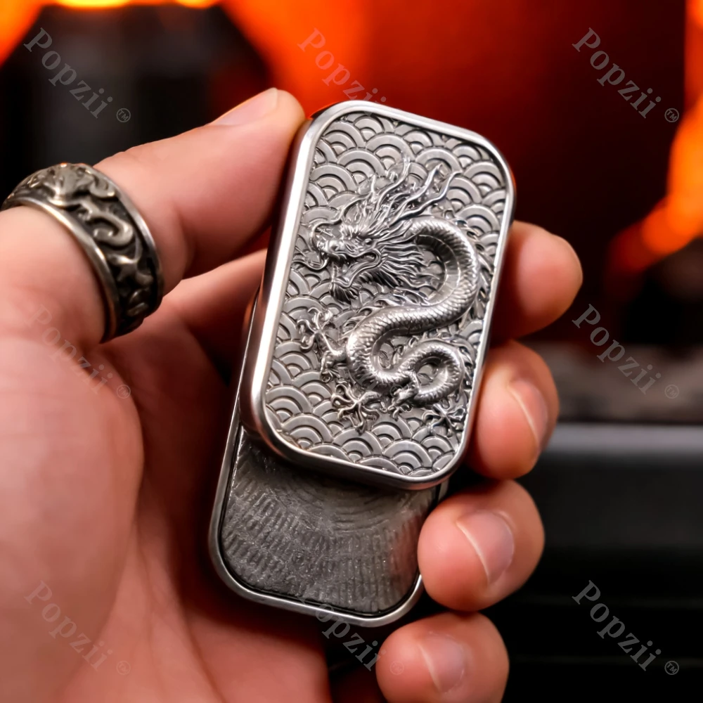 JYEDC Dragon illimité Push Slider diapason adultes soulagement du Stress jouet tours du bout des doigts EDC déclenche décompression jouet