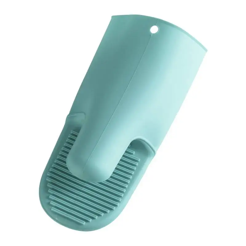 Long Silicone Hand Clip Thickened Oven Microwave Gloves Insulated Pick Up Dish Clip Silicone Gloves