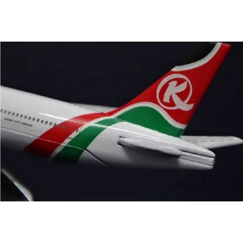 Size1:400  plane model B777 Kenya route aircraft B777 Metal simulation airplane model for kid toys Christmas gift