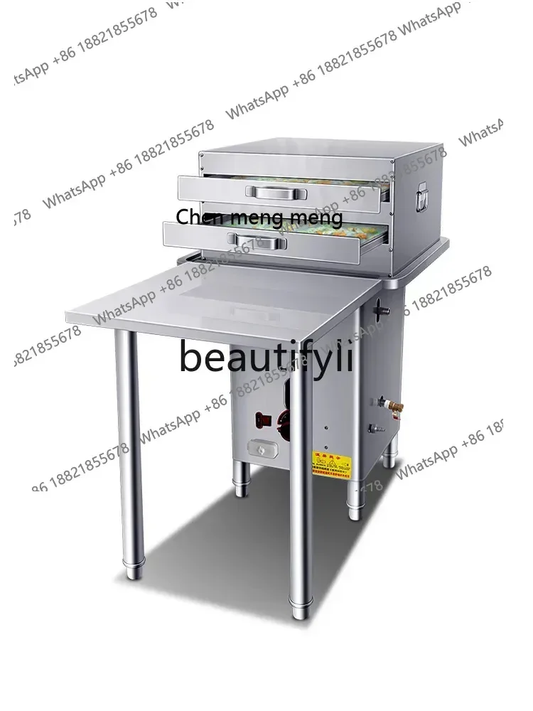 

FF Commercial stall steamer pure electric rice powder tool steamer foam box special machine