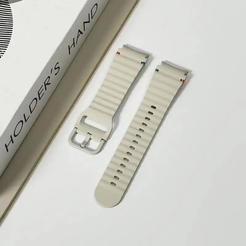 Ремешок силиконовый для Samsung Galaxy watch 7/FE/5 Pro/6/4, 40/44 мм