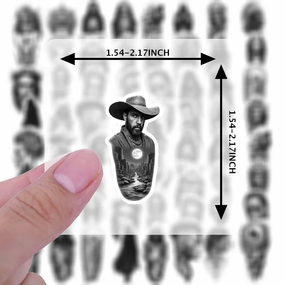 35 قطعة ملصقات صورة أحادية اللون شخصيات ثقافية عتيقة ملصقات صناعة يدوية ملصقات لأجهزة الكمبيوتر المحمول سجل القصاصات