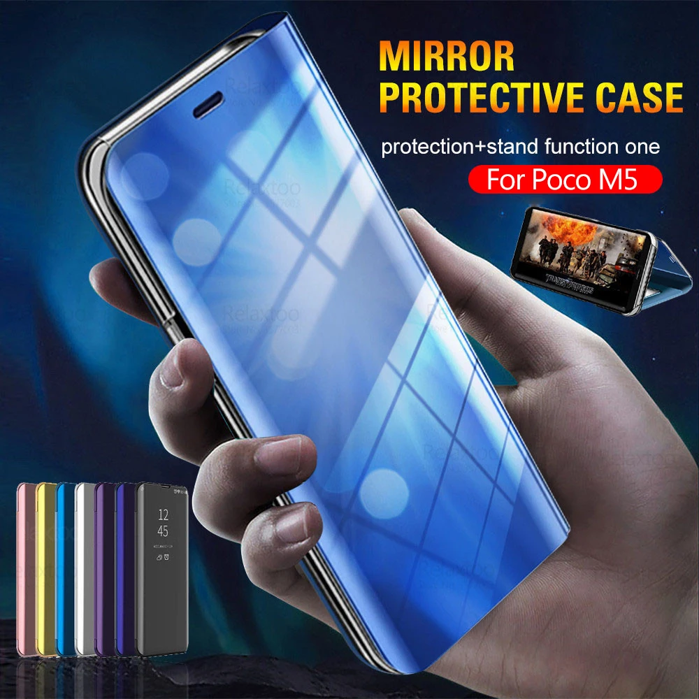 Smart Mirror Magnetic Flip Cover For Realme 10 Case Realme10 4G Relme Ralme Realem Reamle 10 2022 6.4 Stand Book Protect Fundas