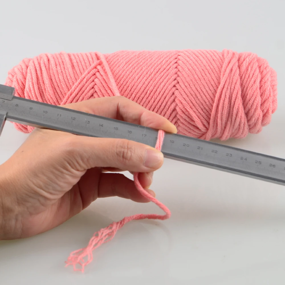 1Pc 100g 90% Acrylic 10% Yarn for hand knitting 8 plys Crochet Yarn knit Sweater Scarf Hat blanket line Crocheting threads Bag d