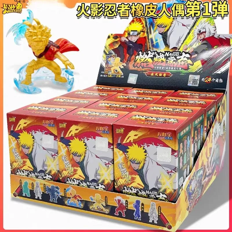 

Kayou Genuine Naruto Card Uzumaki Naruto Uchiha Sasuke Tsunade Rubber Doll Model Rare Cards Figure Anime Game Hobby Gifts Toys B