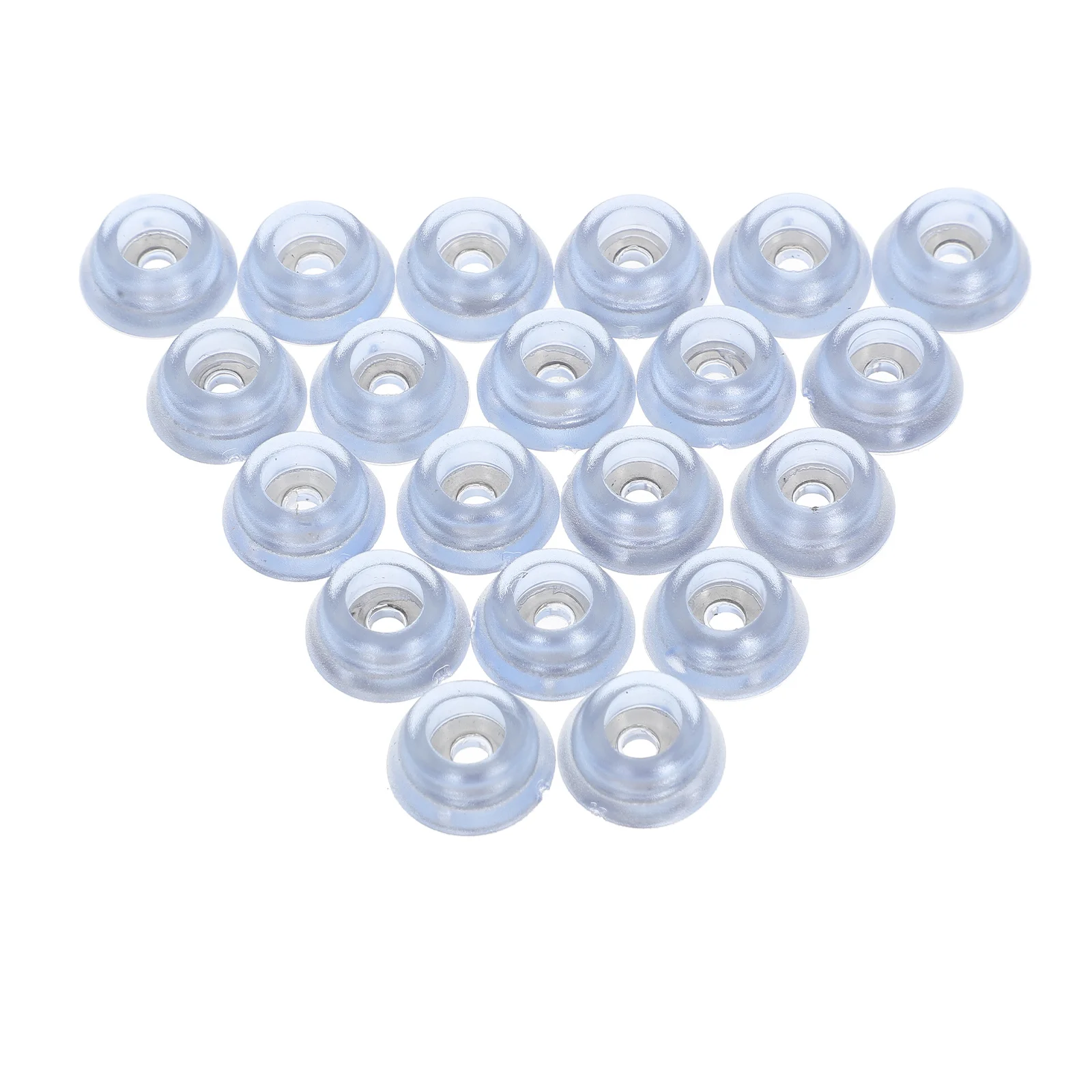 20 個の耐摩耗性透明シリコン足パッド滑り止めゴム足まな板用滑り止め家具パッド