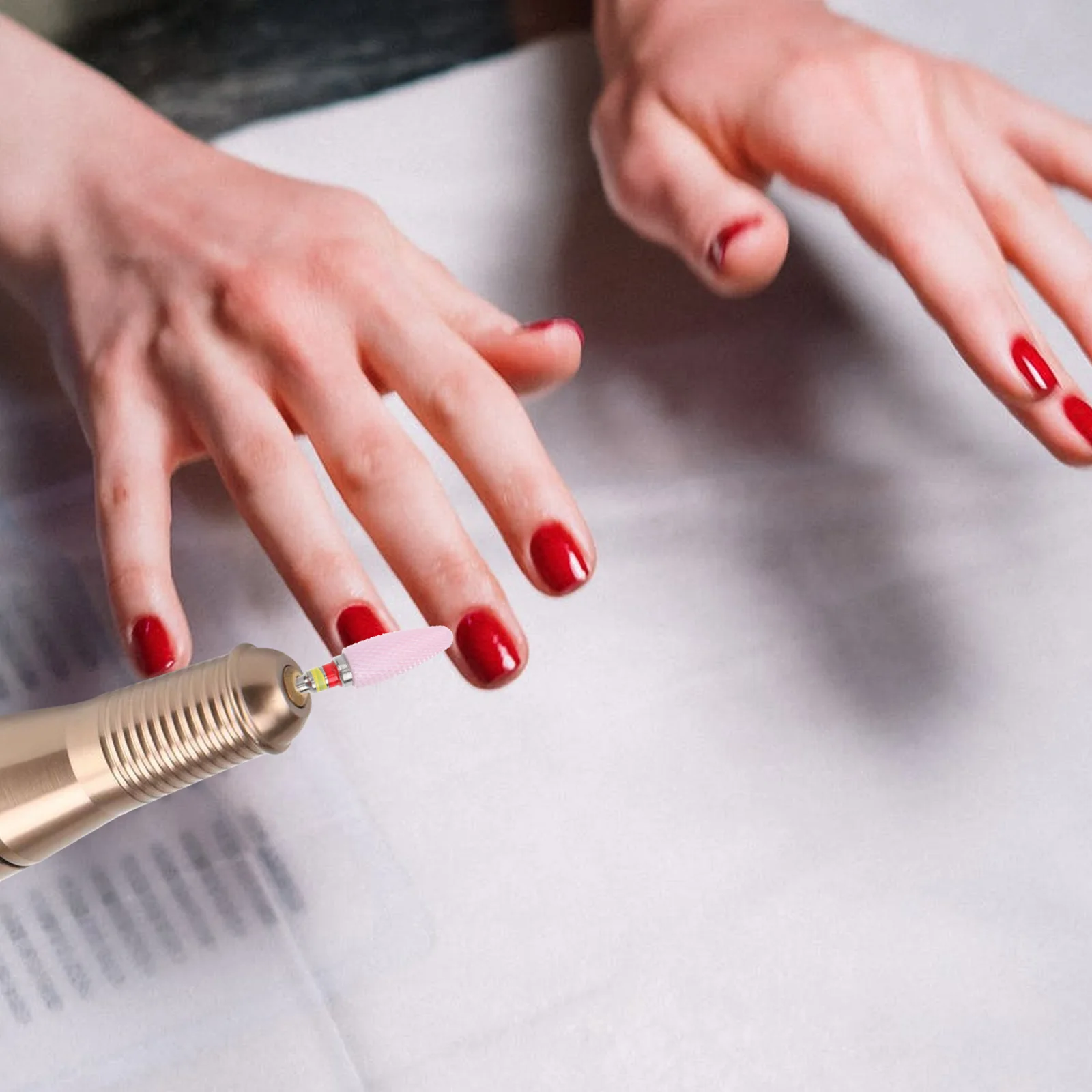 Nail Art Grinding Head Stainless Steel Ceramic Durable Manicure Drill Bit Polishing Tool Nail Beauty Accessories