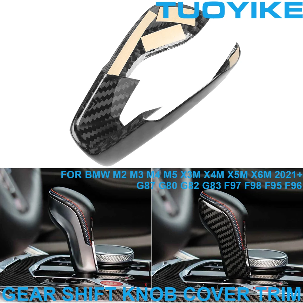 LHD RHD Real Carbon Fiber Side Mirror Rearview Trim Cover Replace Horn For BMW X3 X4 X5 X6 X7 G01 G08 G02 G05 G06 G07 2019-2024