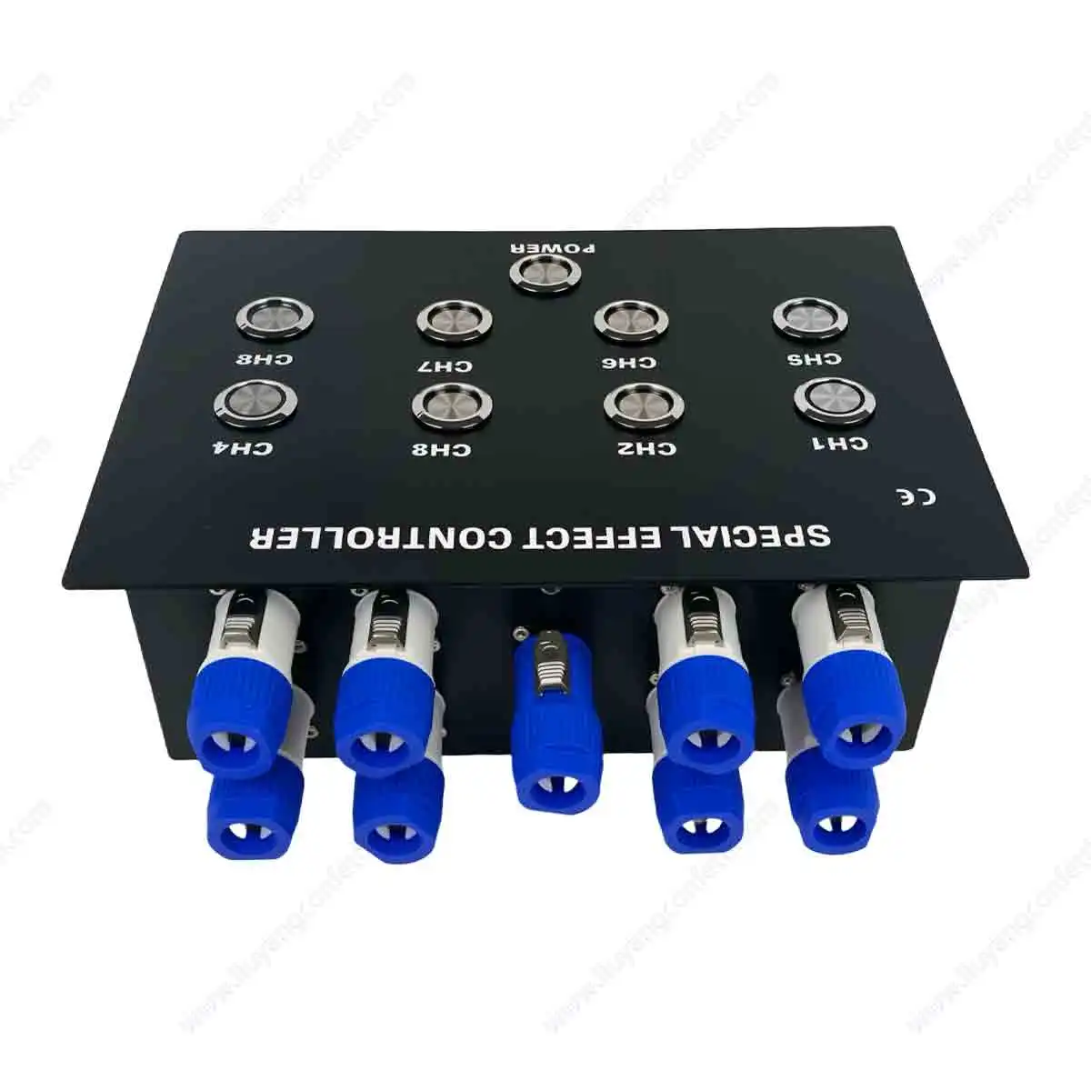 Gender Reveal Smoke 8-way Power Connection Controller Hit Button Switch Effect Equipment for Stage Machine Electronic Controller