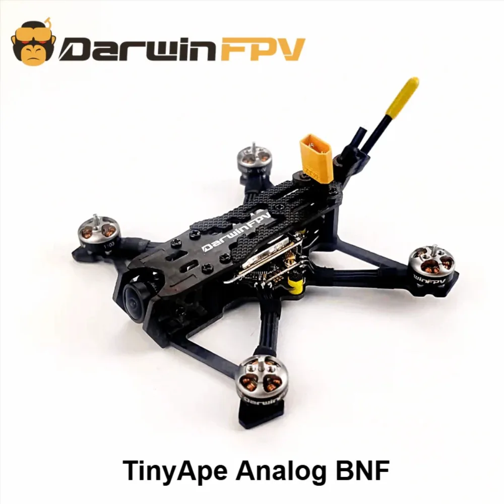 

DarwinFPV TinyApe Freestyle FPV Drone TinyApe Analog BNF/ Happymodel Mobula6 65mm 1S ELRS 2.4G CineWhoop Drone