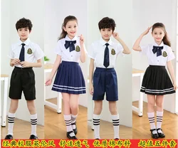japanese school uniforms anime COS sailor suit tops+tie+skirt JK Navy style Students clothes for Girl short sleeve