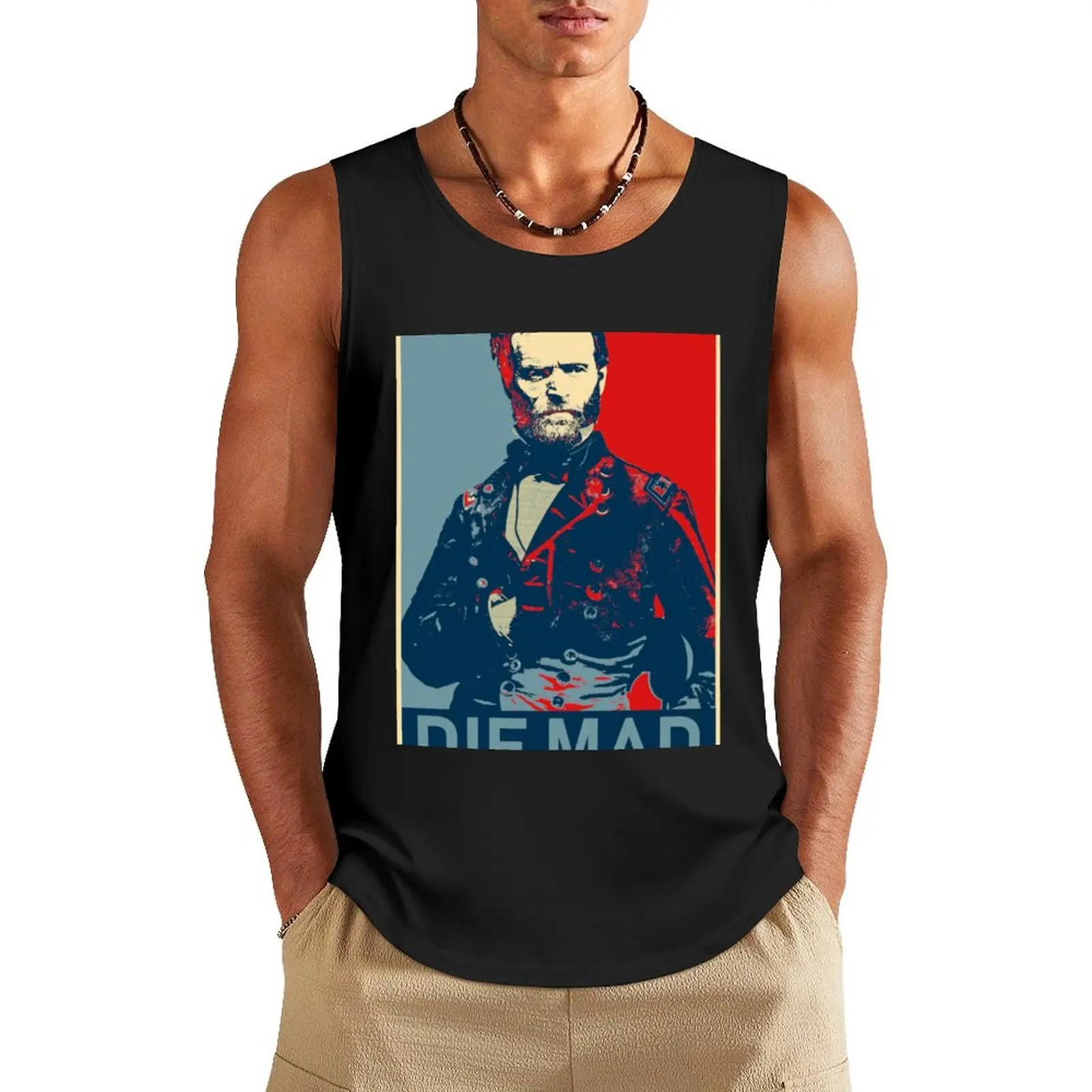 Die Mad. Sherman. Tank Top vests for men gym top vest for men