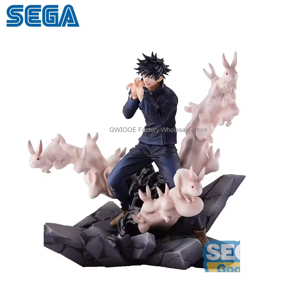 Original Genuine SEGA Jujutsu Kaisen 19cm Fushiguro Megumi  Statue Anime Figurine PVC Model Doll Collection Toy Gift Kids