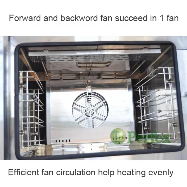 TLF ECO-4M elektrische convectieoven grote capaciteit van 120L Perfex commerciële roestvrijstalen oven fabrieksprijs