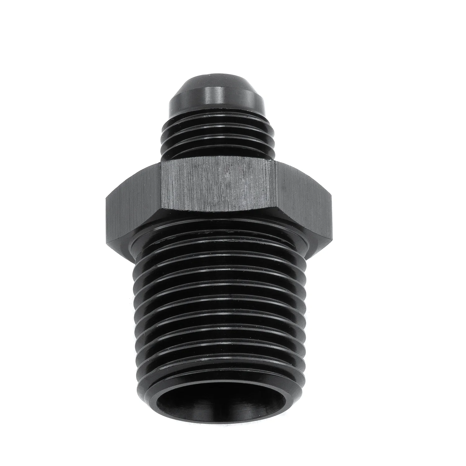 

Black Aluminum Fitting Adapter -6AN Male End to 1/2NPT Male End Flare Straight