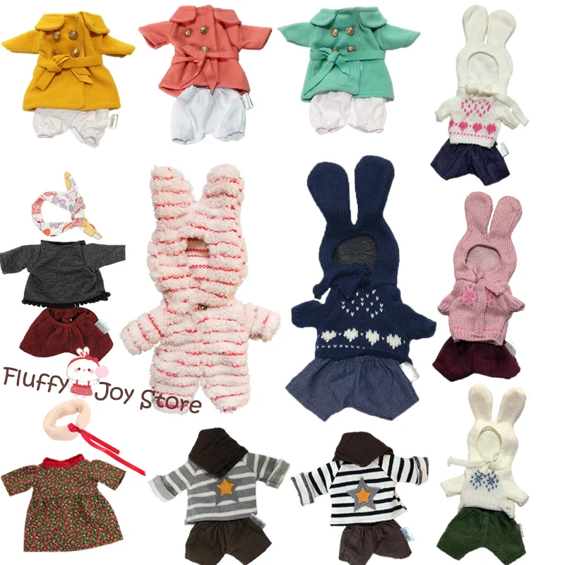 

Doll Clothes for 30cm/45cm/60cm Le Sucre Rabbit Plush Toys Windbreaker Sweater Bunny Outfit for BJD Dolls Gifts for Children