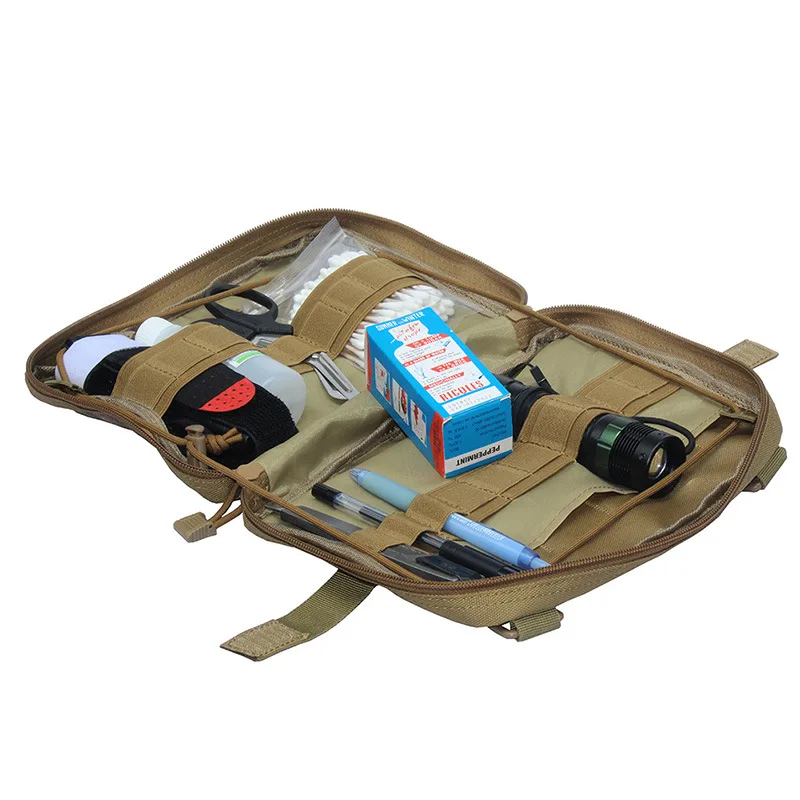 Molle-bolsa médica EMT táctica, paquete de emergencia al aire libre, accesorios de caza y acampada, Kit multiherramienta EDC