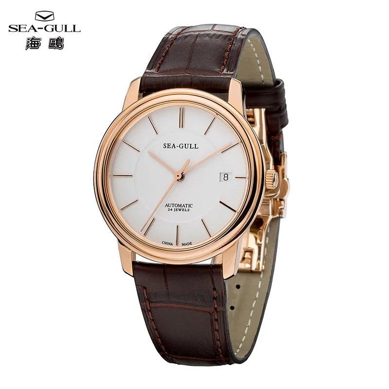 

Мужские часы Seagull Ultra Thin Series, 38 мм, ретро-механические автоматические часы, деловые и повседневные наручные часы, часы высшего класса, модель M201SG