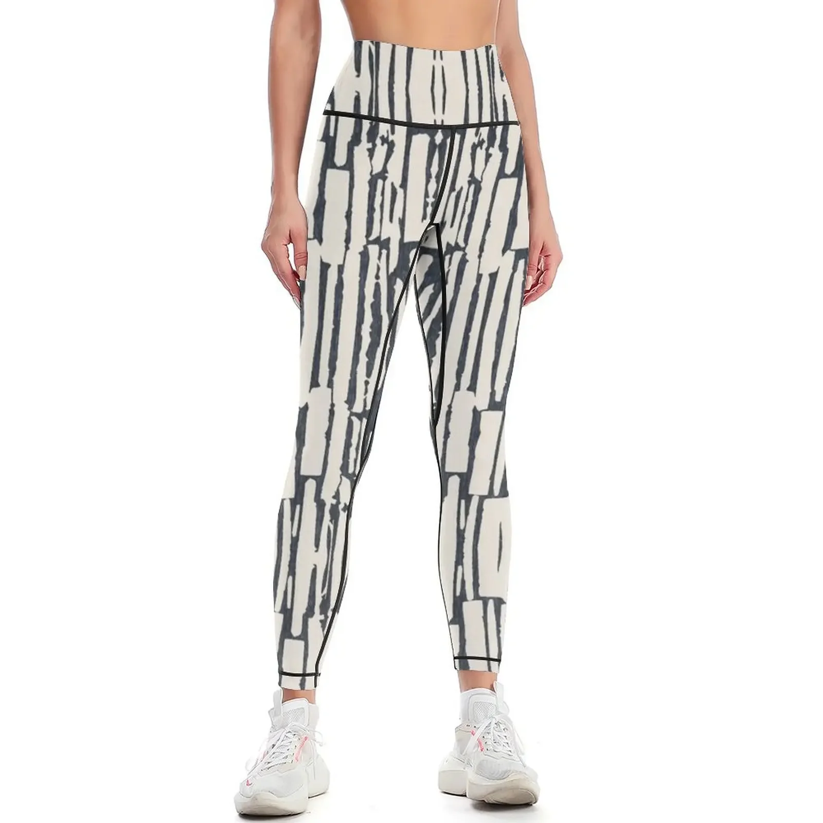 

Random Blocks Pattern Leggings high waist push up tights for Women's push up push up fitness Womens Leggings