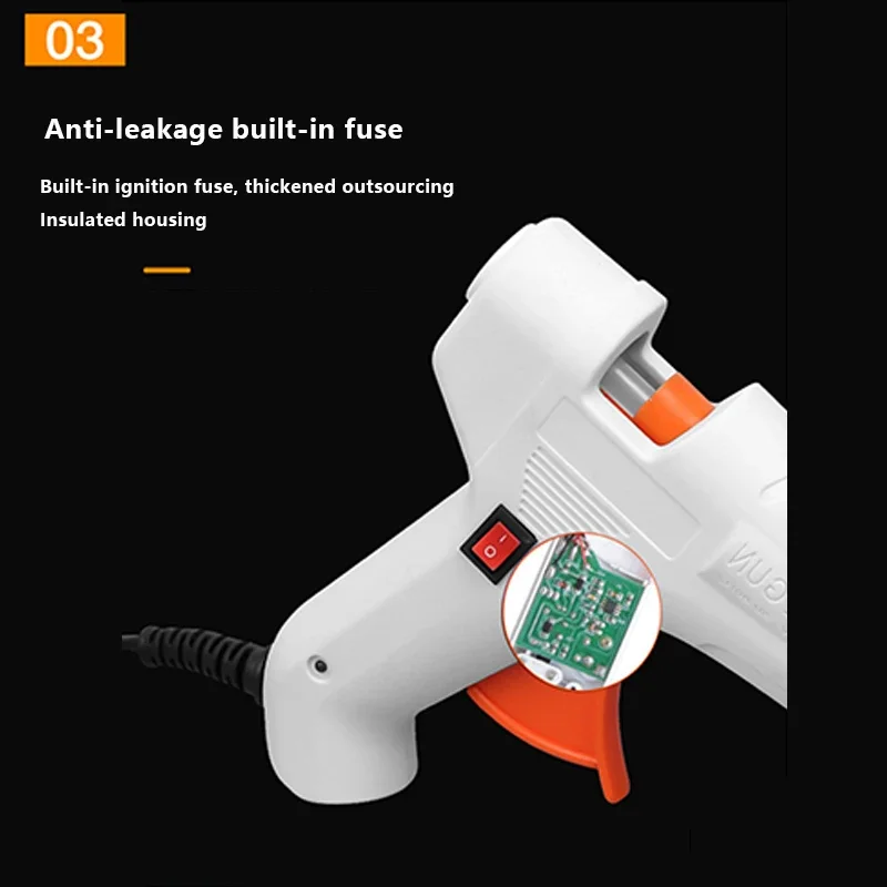 100w hot melt glue gun 11mm right angle glue stick industrial mini glue gun thermoelectric heat temperature tool