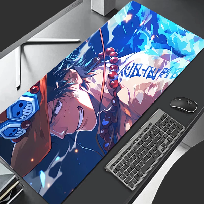 

Mouse Pad one Piece Portgas·D· Ace Anime Gaming Accessories Varmilo Keyboard Desk Mat Gabinete Gamer Carpet Mousepad Mouse Mats