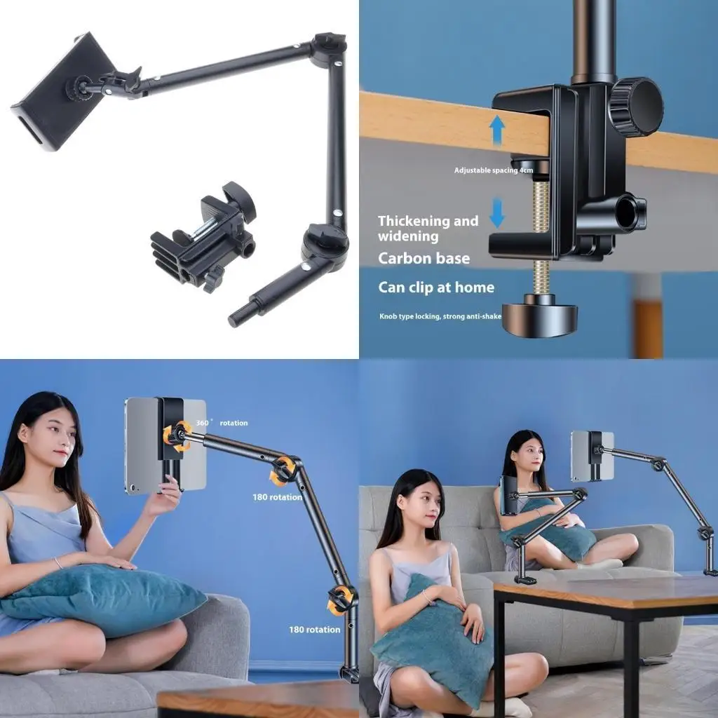 

LXAA Tablet Stand Holder for Tablet Adjustable 360 Rotating Degree Tablet Stand Desk