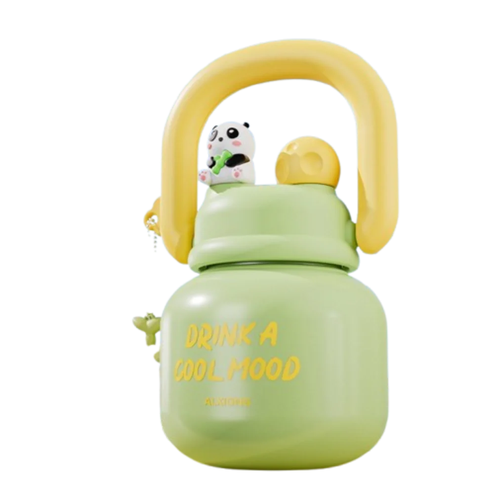 

With Straw Insulated Water Bottle Large Capacity 316 Stainless Steel Portable Insulation Cup Portable 650ML