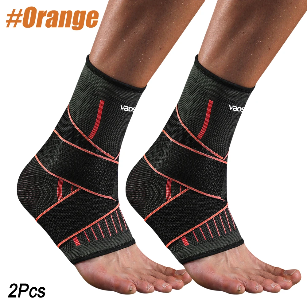Verstellbare elastische Knöchelbandage, Kompressionsmanschette, Fußstütze, Stabilisator für Plantarfasziitis, Achillessehnenentzündung, Sportsocke