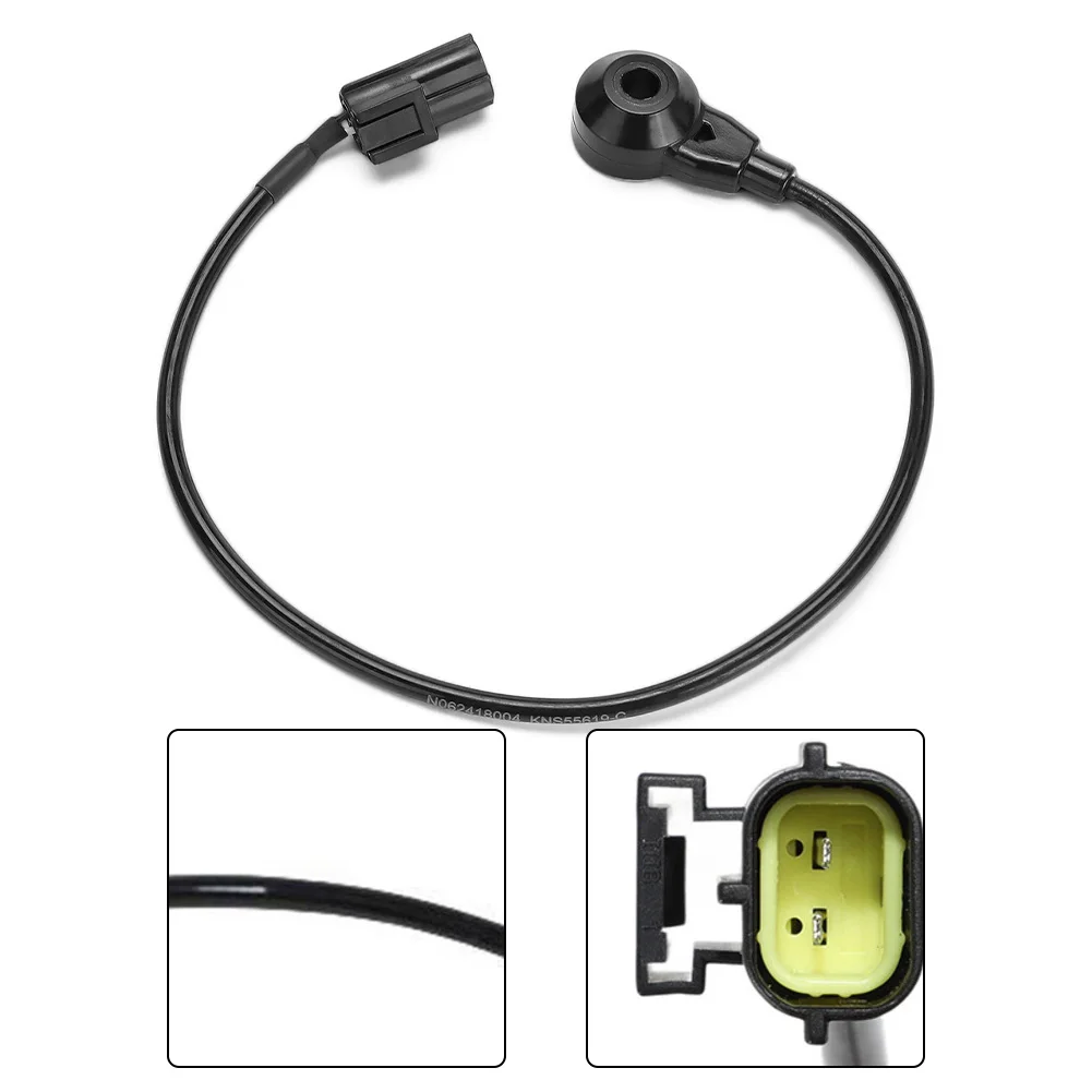 Reparación del motor como se muestra Sensor de golpe para Sensor tipo S 1 pieza Número OE de plástico negro 2KNC0271 Número OE 5S5619