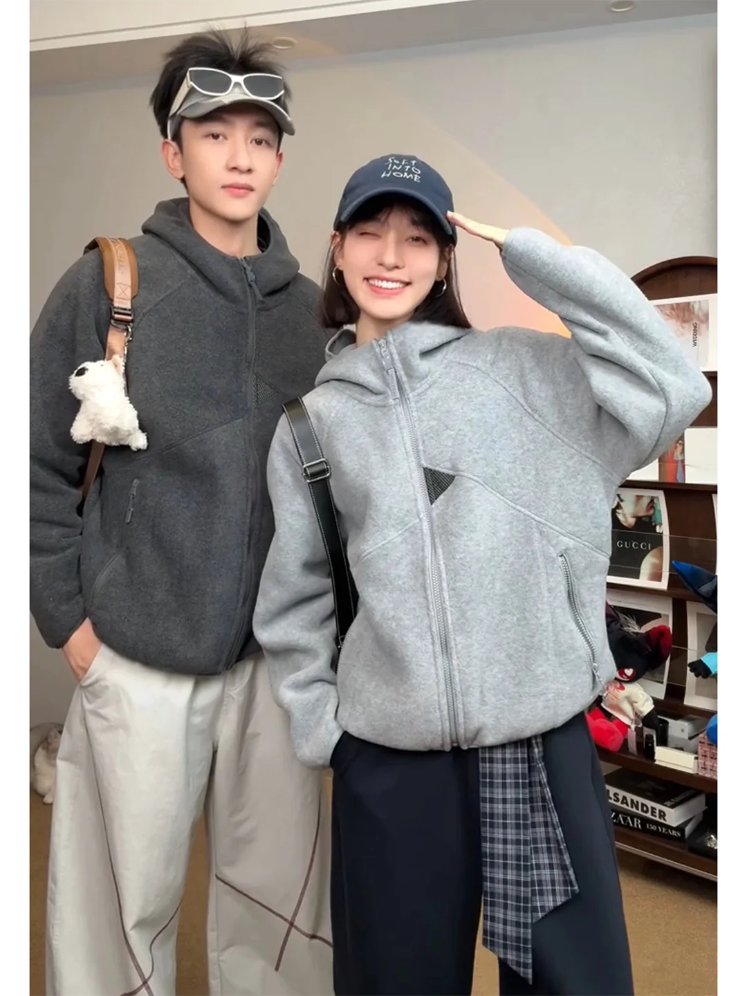 

Теплая флисовая куртка с капюшоном для активного отдыха, весна-осень-зима, повседневная, на молнии, укороченная, цветная