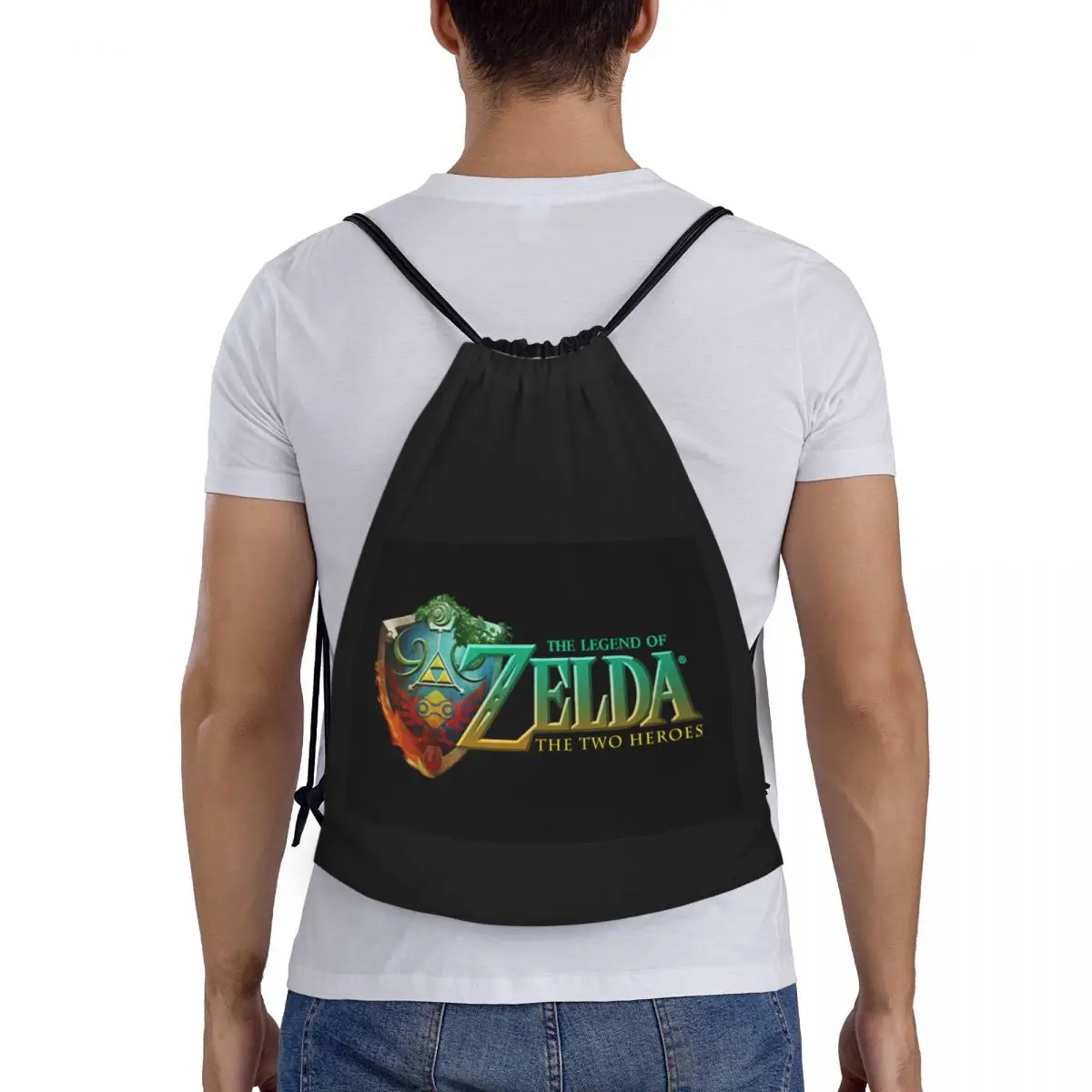 

The Legend Of Zeldas Backpacks Fashion Portable Drawstring Bags Sports Bag Book Bags For Travel Students