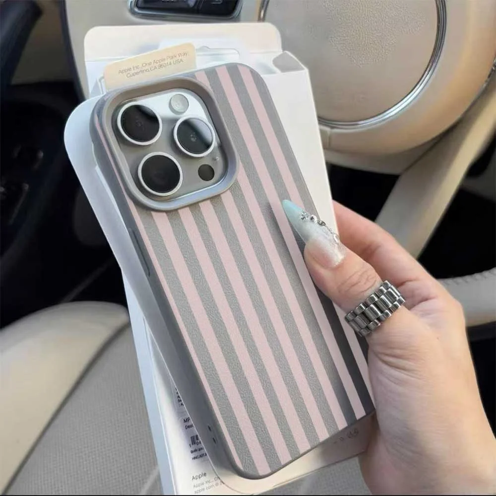 Millennium Minimalistisches Rosa Handyhülle für iPhone 17 16 15 14 13 12 11 Pro Max 16 15 Plus XR Silikon Matt Weiche Stoßfeste Hülle – Detail 9