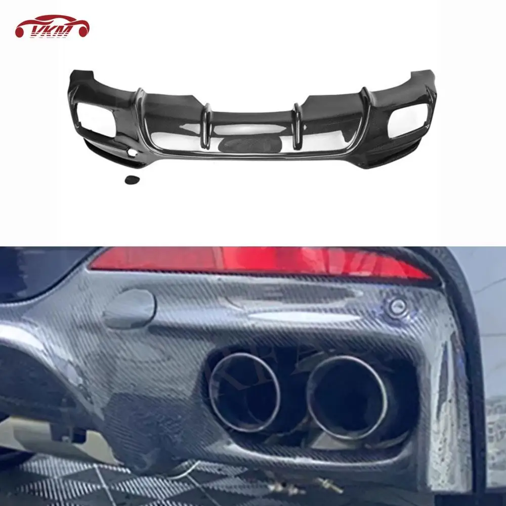 

Car Rear Bumper Diffuser Splitter for Bmw X6 F16 M Sport 2015 -2019 Carbon Fiber Back Bumper Guard Protector Car Accessories