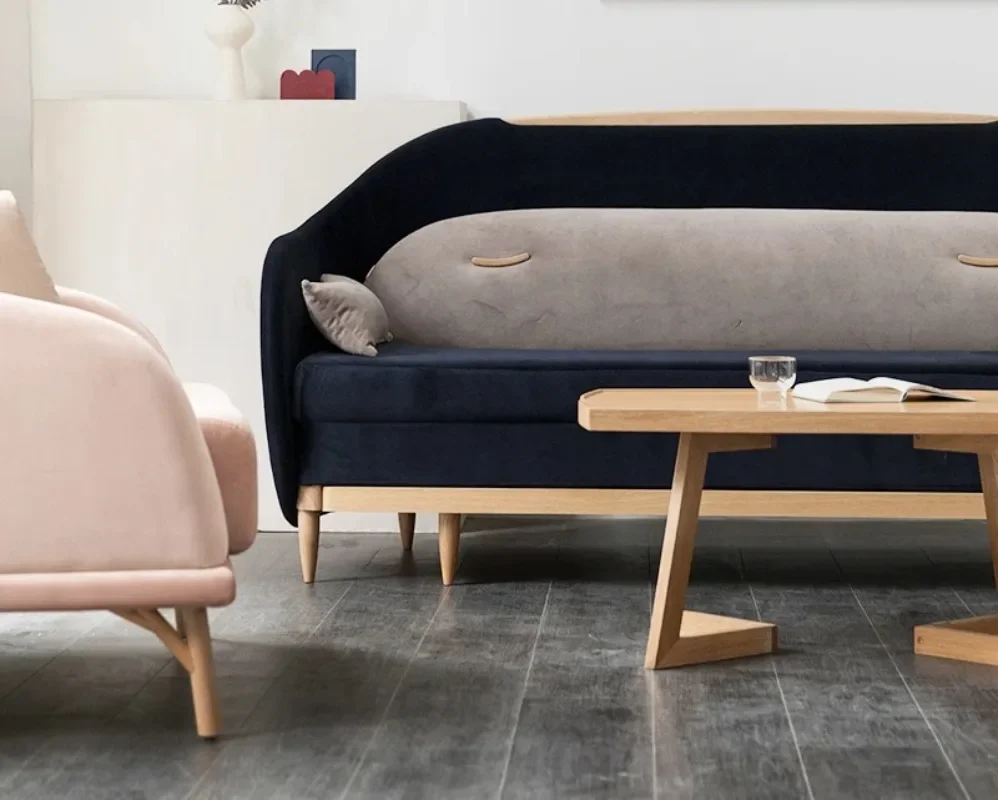 

New warm sleeping sofa bed small apartment folding Nordic modern light luxury multi-person velvet fabric home sofa