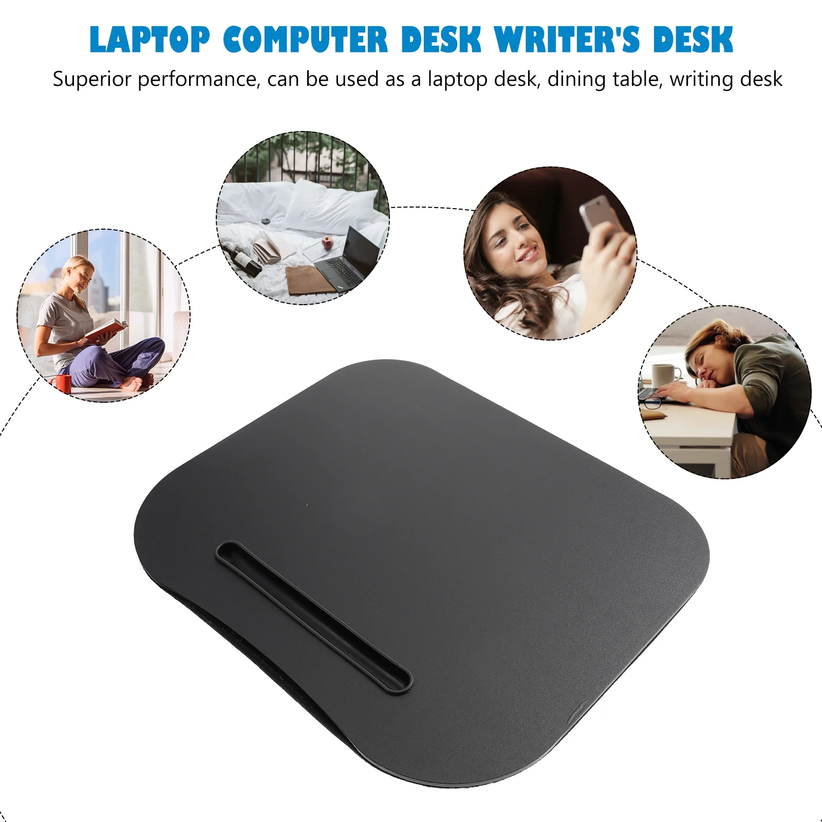 Laptop Pad Study Desk Bed Computer Trays Nightstand Table Bedroom Home Notebook Work