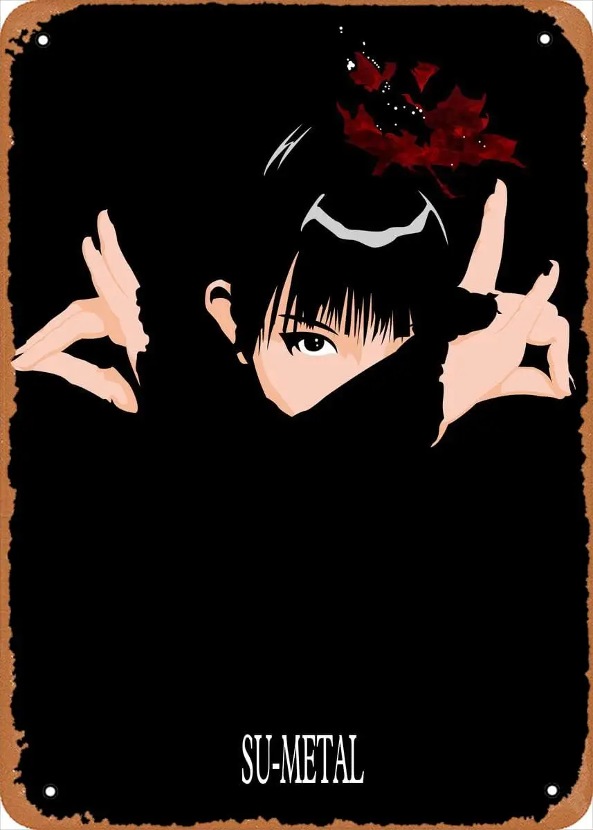 Music Su-Metal ~ BABYMETAL Tin logo Poster Retro Art Wall decoration 30.48 x 20.32 cm