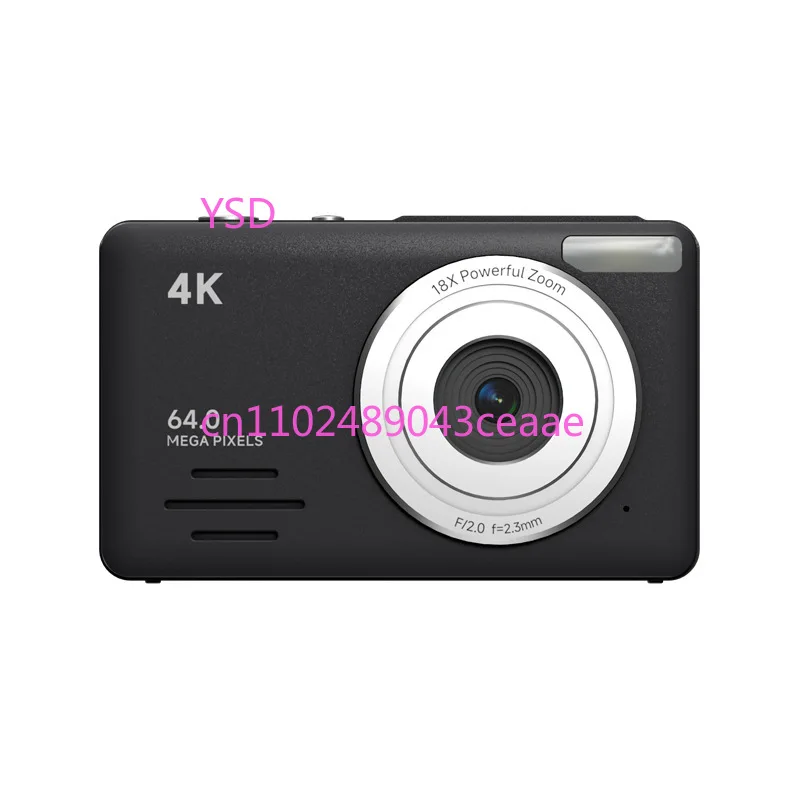 

4K High-Definition Digital Camera (Entry-Level Selfie & Travel Camera, Student/Children's Compact Camera)