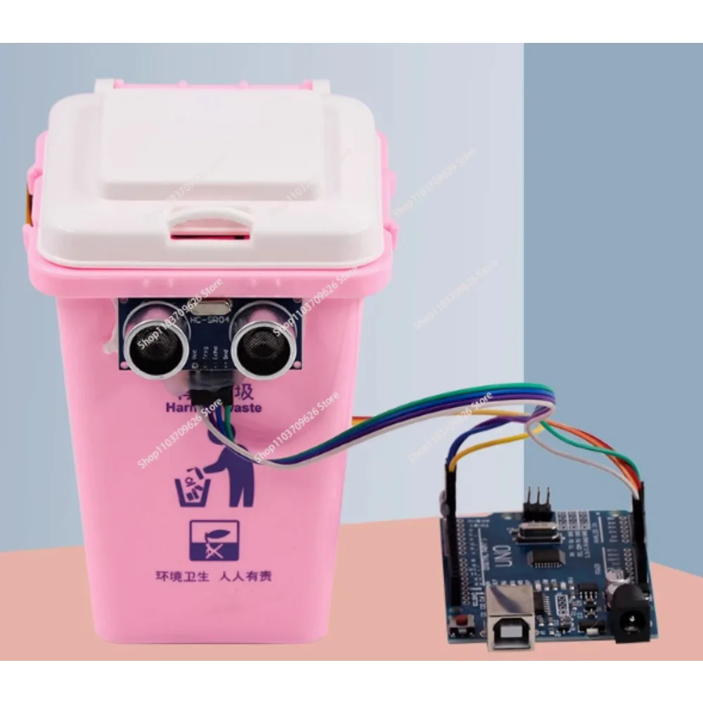 Intelligent Trash Can Ultrasonic Automatic Induction